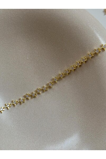 İncikcincik Yıldız Taşlı Bileklik - 925 Ayar Gümüş