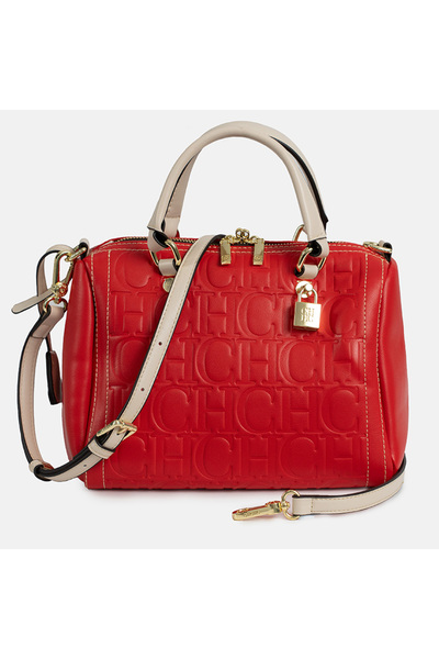 chch New Fashion Large-Capacity Diamond-Quilted Chain-Handle Vintage Tote Bag and Crossbody Bag