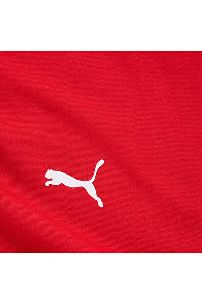 Puma Mens Scuderia Ferrari Race Colour Shield T-shirt - Red