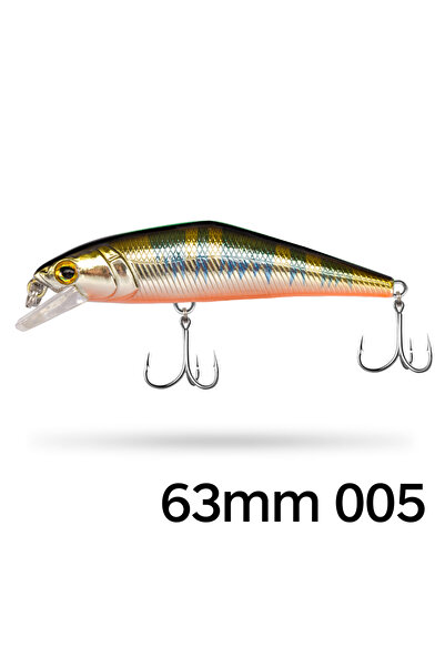 Choice طُعم سمكة صغيرة غاطسة D1 D-CONTACT مقاس 63 مم - 85 مم، طُعم سمكة صغيرة...