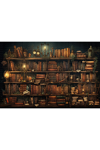 Home Kütüphane poster duvar kağıdı