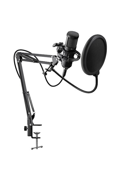 Defender Microfon Space GMC 450 PC, negru, cu braț boom și filtru anti-pop, 6...