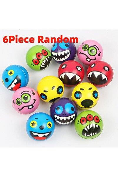 choice2 6 قطع شبح 6.3 سم 6 قطع ألعاب كرة التوتر لتخفيف القلق للأولاد والبنات ...