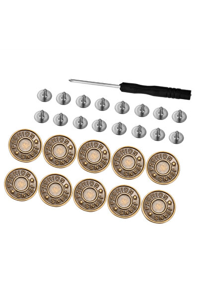 Choice9 Style 5 10PCS 10PCS 17mm Jeans Button Men Women Sewing-Free Detachabl...