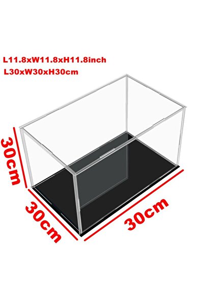 Choice7 LWH 30x30x30cm Transparent acrylic display box assembly collection bo...