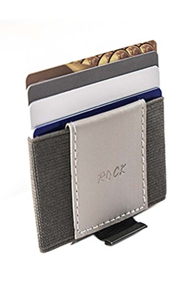 Rock Smart wallet, gray leather