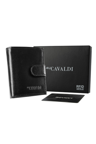 Other Portofel bărbătesc din piele de mărime medie cu sistem RFID - 4U Cavaldi