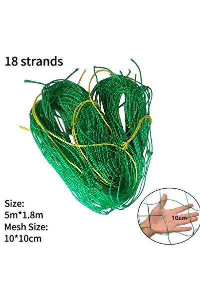 Choice4 18strand 5x 1.8m High-quality Garden Climbing Netting Strong Nylon Pl...