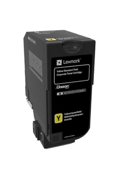Lexmark Cartuș de toner galben, capacitate standard corporativă, pentru CS720...