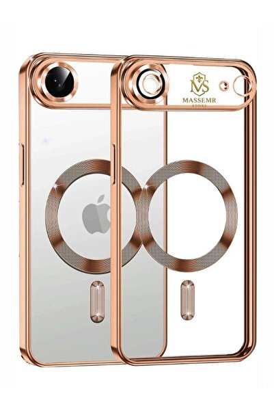 Massemr حافظة سيليكون شفافة مغناطيسية متوافقة مع هاتف Apple iPhone 17 Air – غ...