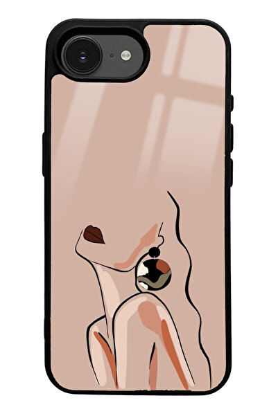 Spoyi iPhone 16E Silhouette Design Glossy Phone Case Compatible