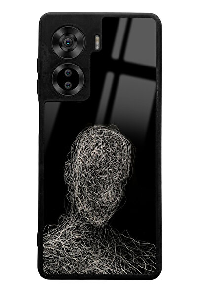 Spoyi Casper Via X40 Draw Silhouette Design Glossy Phone Case Compatible