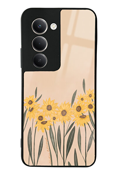 Spoyi Xiaomi Redmi 15 Watercolor Sunflower Design Glossy Phone Case Compatible