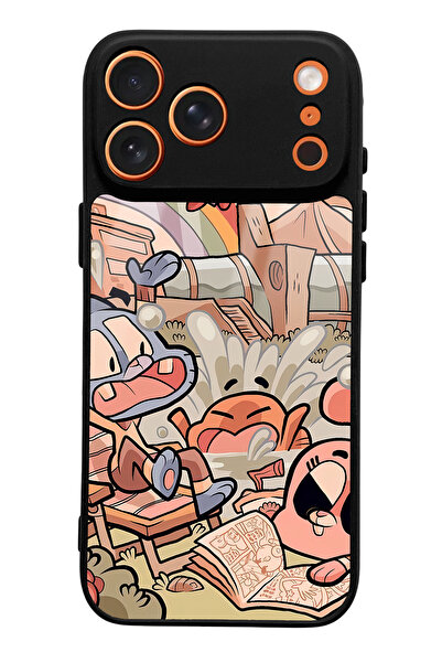 Spoyi iPhone 17 Pro Max Gumball Design Glossy Phone Case Compatible