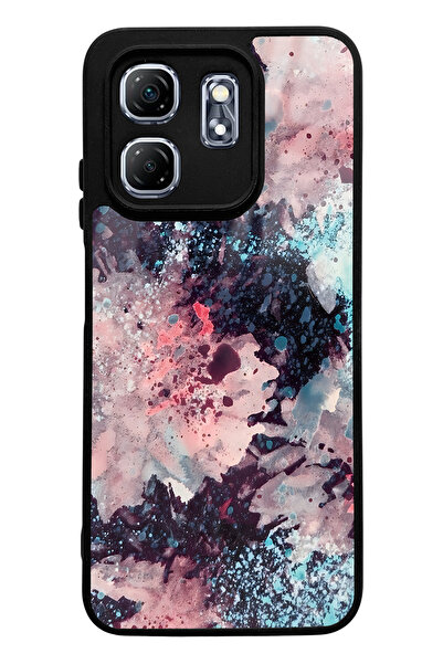 Spoyi حافظة هاتف لامعة بتصميم انفجار الألوان لهاتف انفينيكس هوت 50