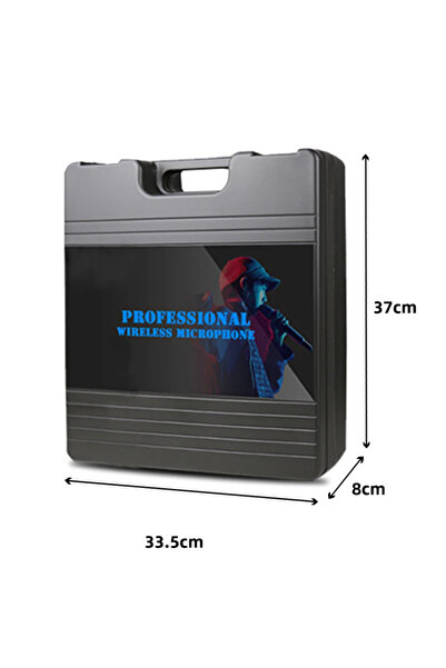 Choice plastic box Wireless microphone easy to carry 2 channel microphone accessories storage Flight box...