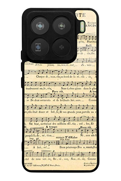 Spoyi Xiaomi Mi 15 Pro Music Notes Design Glossy Phone Case Compatible