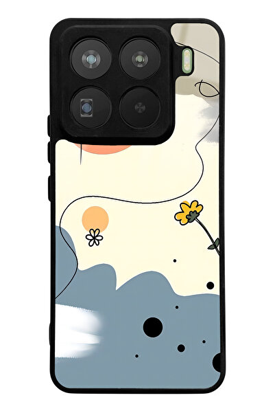 Spoyi Xiaomi Mi 15 Pro Compatiblenude Daisy Design Glossy Phone Case