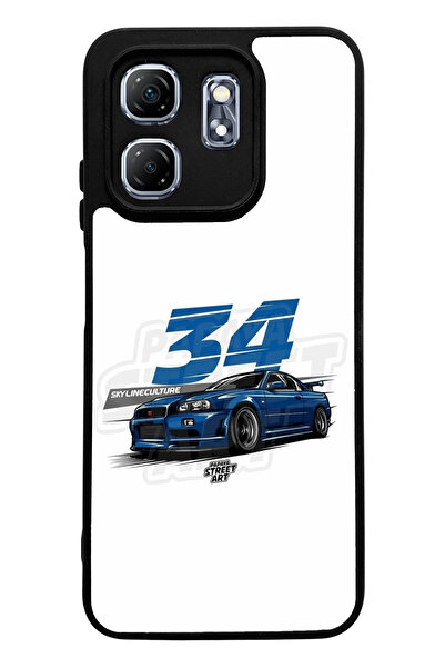Spoyi Infinix Hot 50I Compatible Skyline Design Glossy Phone Case