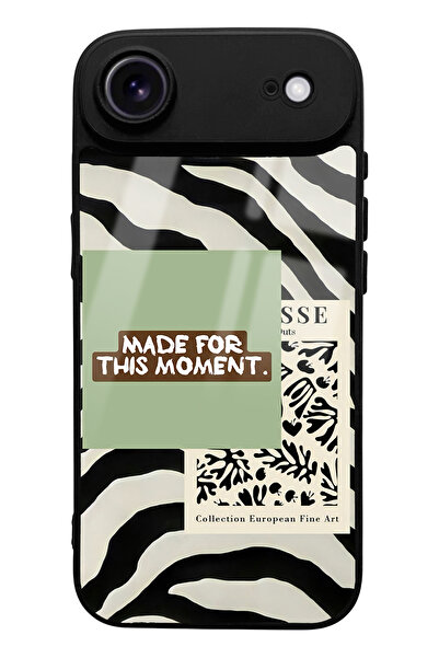 Spoyi iPhone 17 Air Compatible Green Mattisse Design Glossy Phone Case