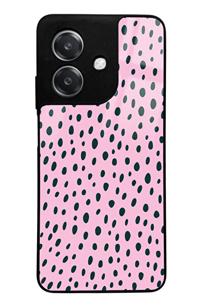 Spoyi حافظة هاتف لامعة بتصميم بقع وردية متوافقة مع هاتف أوبو A3