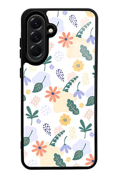 Spoyi Samsung A56 Glossy Phone Case with Tiny Flowers Design Compatible