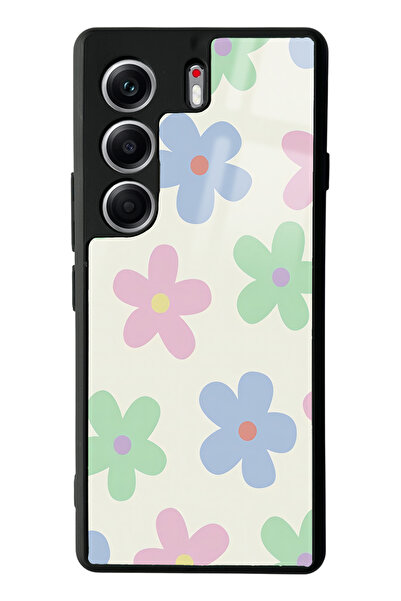 Spoyi Tecno Camon 40 Pro Compatible Nude Flower Design Glossy Phone Case