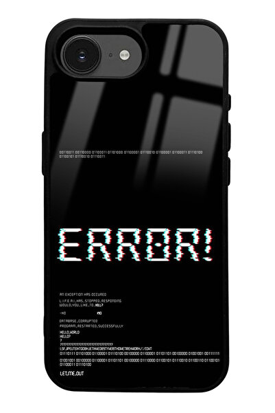 Spoyi iPhone 16E Compatible Error Design Glossy Phone Case