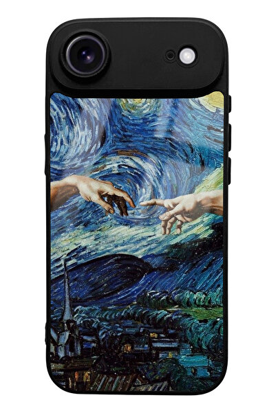 Spoyi iPhone 17 Compatible Air Hand-In-Hand Design Glossy Phone Case