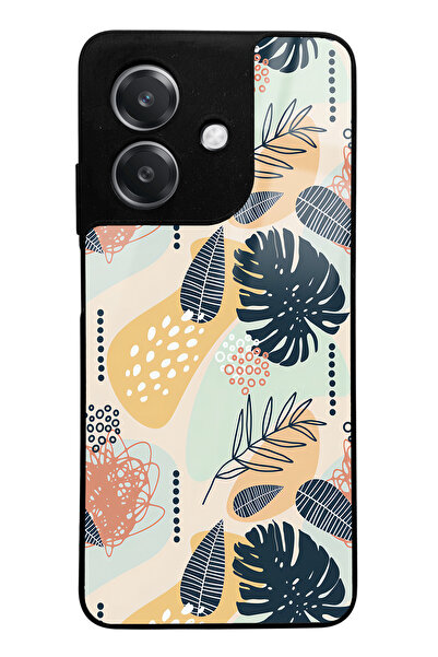 Spoyi Oppo A3 Compatible Retro Leaf Design Glossy Phone Case