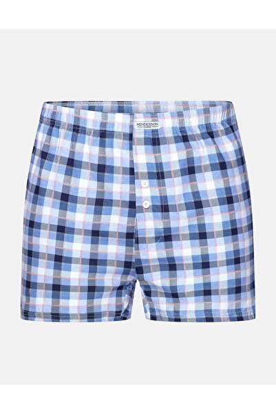 Henderson Men's Boxer Shorts Loose Relaxed Fit 100% Cotton Button Fly Plus Size High Comfort | Classic
