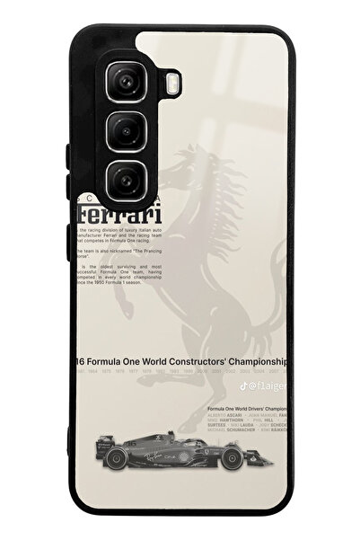 Spoyi Infinix Hot 50 Pro Ferrari Design Glossy Phone Case