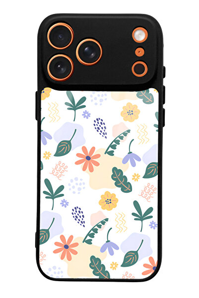 Spoyi iPhone 17 Pro Max Compatibleglossy Phone Case with Tiny Flowers Design