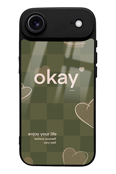 Spoyi iPhone 17 Air Compatible Enjoy Your Life Designed Glossy Phone Case