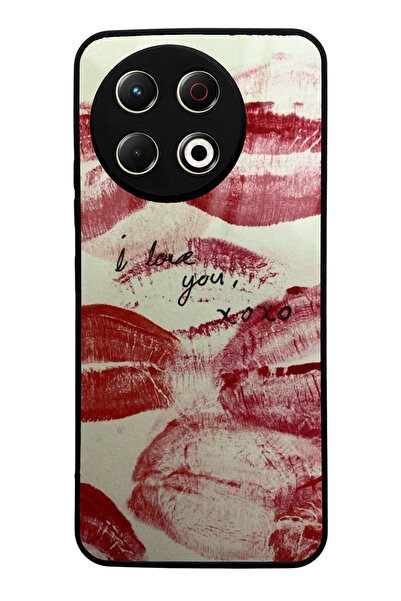 Spoyi Tecno Spark 30 Pro I Love You Design Glossy Phone Case