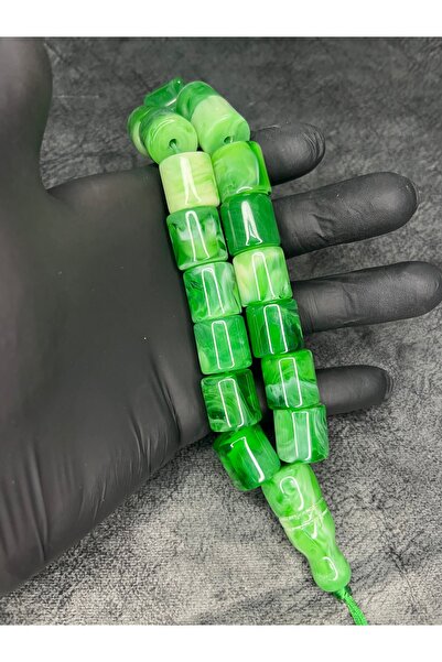 Mos Tespih Mascot High-End Cut Powder Amber Prayer Beads