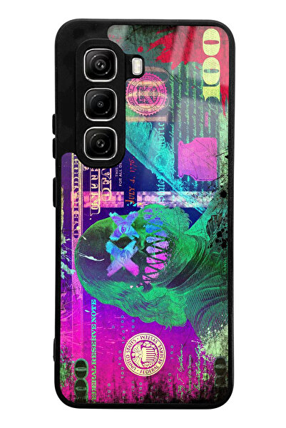 Spoyi Infinix Hot 50 Pro Compatible Joker Dollars Design Glossy Phone Case