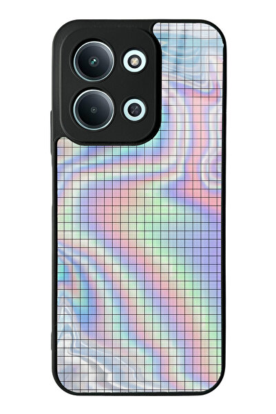 Spoyi جراب هاتف Xiaomi Redmi 15C 4G بتصميم نيون داما اللامع متوافق