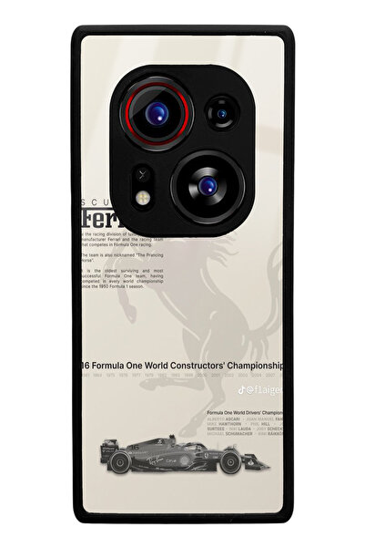 Spoyi Tecno Phantom X2 Pro Ferrari Design Glossy Phone Case