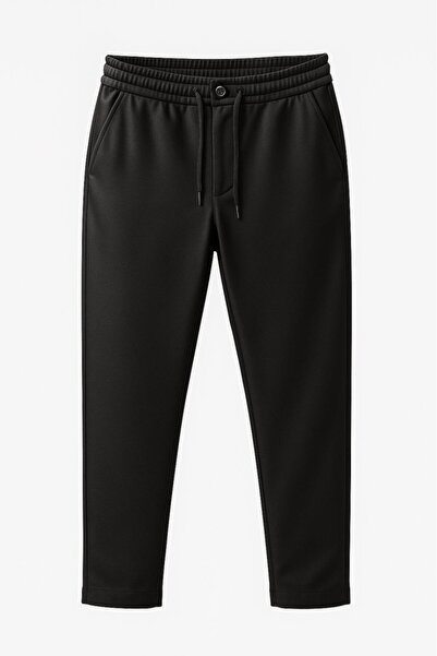 CGA Men's Shiny Fabric Black Men's Shiny Fabric Pants