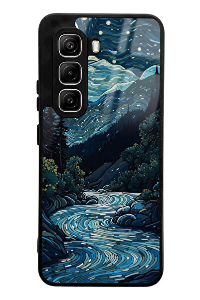 Spoyi Infinix Hot 50 Pro Night Design Glossy Phone Case Compatible