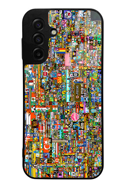 Spoyi Samsung A17 R/Place Compatible Souvenir Design Glossy Phone Case