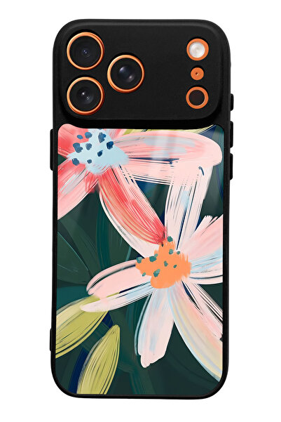 Spoyi iPhone 17 Pro Max Compatible Floral Design Glossy Phone Case