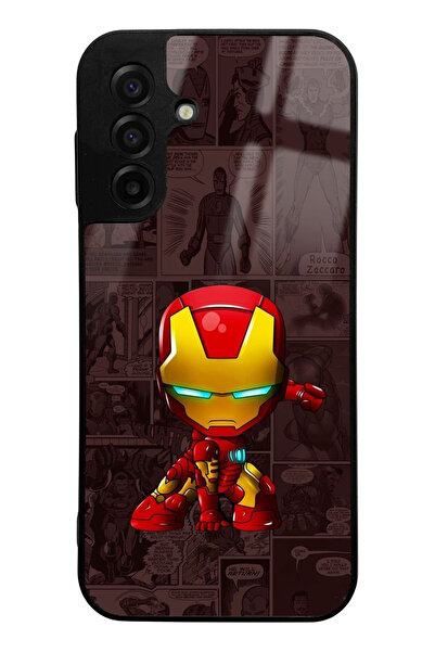 Spoyi Samsung A17 Iron Man Design Glossy Phone Case