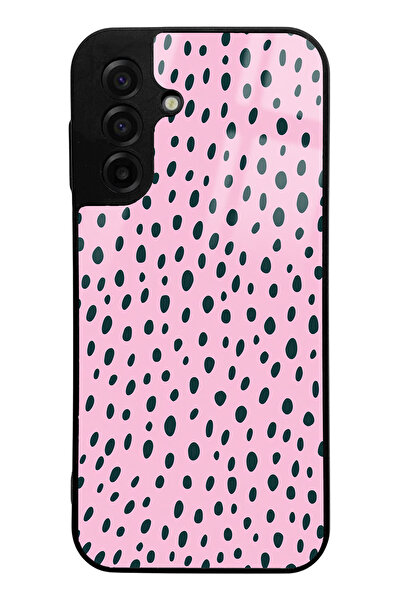 Spoyi A17 Compatible Pink Speckle Design Glossy Phone Case