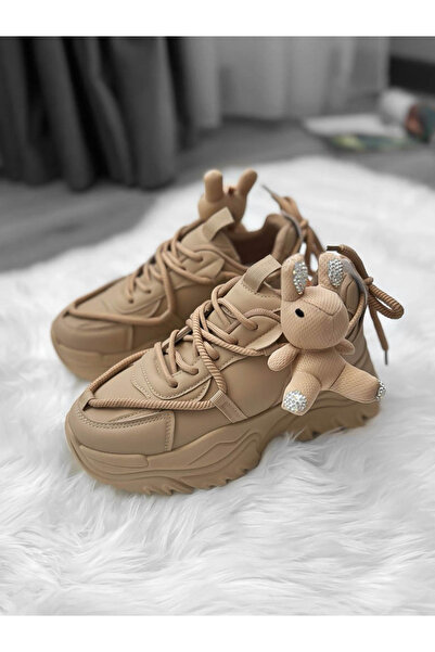 Casual Women's sneakers made of eco-leather, casual, WW227, Brown