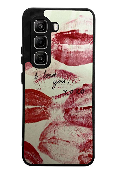 Spoyi Infinix Hot 50 Pro I Love You Design Glossy Phone Case Compatible