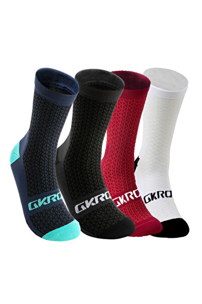 Choice 39-45 4 أزواج A 4 أزواج من جوارب ركوب الدراجات الجماعية جوارب دراجات ر...