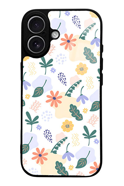 Spoyi iPhone 17 Compatible Tiny Flowers Design Glossy Phone Case