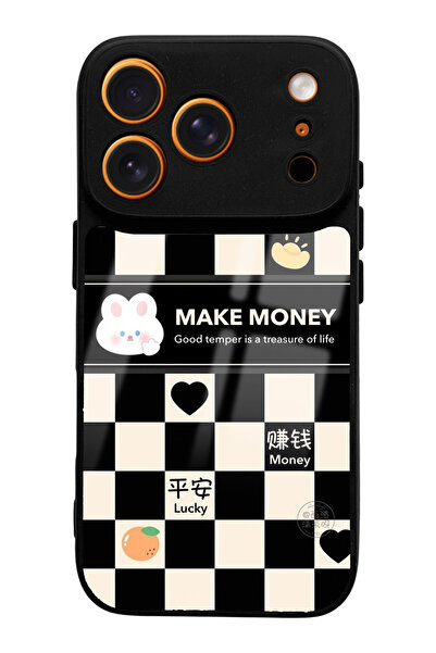 Spoyi Compatible 17 Pro Make Money Designed Glossy Phone Case